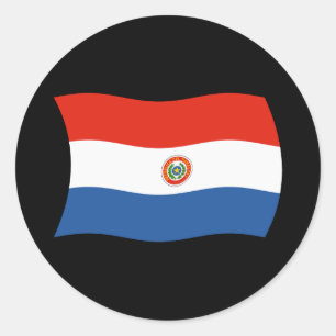 Autocollant du drapeau du Paraguay