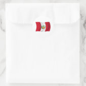 Autocollant du drapeau du Pérou (Sac)