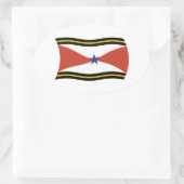 Autocollant du drapeau du peuple Akha (Sac)
