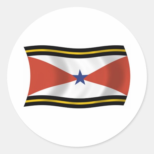 Autocollant du drapeau du peuple Akha (Devant)