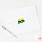 Autocollant du drapeau du peuple Ashanti (Enveloppe)