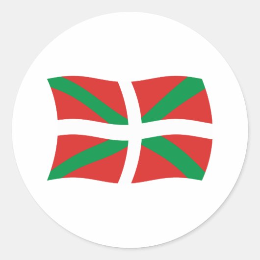 Autocollant du drapeau du peuple basque (Devant)