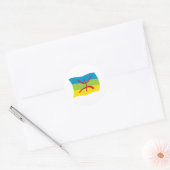 Autocollant du drapeau du peuple berbère (Enveloppe)