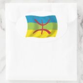 Autocollant du drapeau du peuple berbère (Sac)