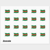 Autocollant du drapeau du peuple Ewe (Feuille)