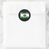 Autocollant du drapeau du peuple hongrois (Sac)