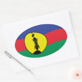 Autocollant du drapeau du peuple kanak (Enveloppe)