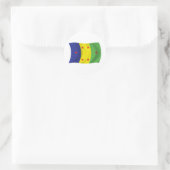 Autocollant du drapeau du peuple Ogoni (Sac)