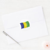 Autocollant du drapeau du peuple Ogoni (Enveloppe)