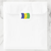 Autocollant du drapeau du peuple Ogoni (Sac)