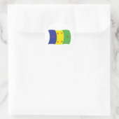 Autocollant du drapeau du peuple Ogoni (Sac)