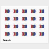 Autocollant du drapeau du peuple Sami (Feuille)
