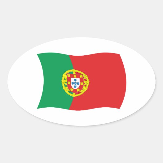 Autocollant du drapeau du Portugal (Devant)