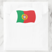 Autocollant du drapeau du Portugal (Sac)
