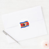 Autocollant du drapeau du Swaziland (Enveloppe)