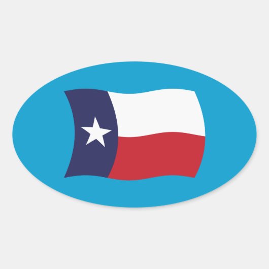 Autocollant du drapeau du Texas (Devant)