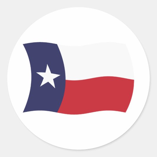 Autocollant du drapeau du Texas (Devant)