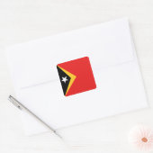 Autocollant du drapeau du Timor oriental (Enveloppe)