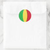 Autocollant du drapeau Fisheye du Mali (Sac)