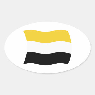 Autocollant du drapeau garifuna
