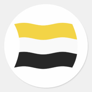 Autocollant du drapeau garifuna