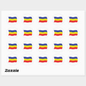 Autocollant du drapeau khmer Kampuchea Krom (Feuille)