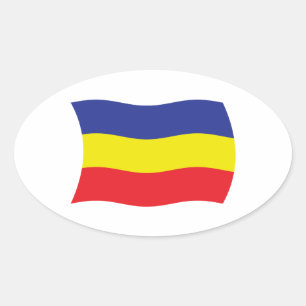 Autocollant du drapeau khmer Kampuchea Krom