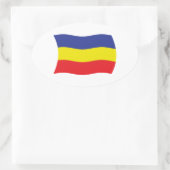 Autocollant du drapeau khmer Kampuchea Krom (Sac)