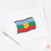 Autocollant du drapeau mapuche (Enveloppe)