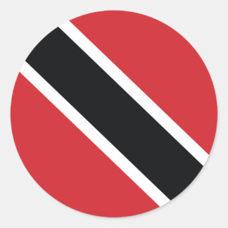 Autocollant du drapeau national de Trinité-et-Toba