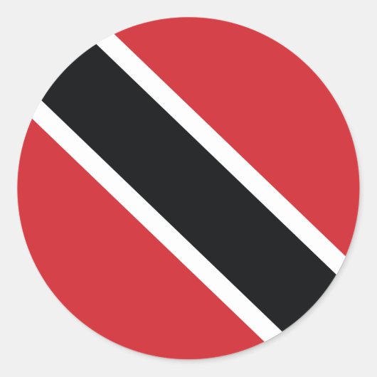 Autocollant du drapeau national de Trinité-et-Toba (Devant)