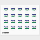 Autocollant du drapeau nationaliste Bubi (Feuille)