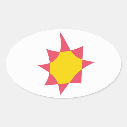 Autocollant du drapeau novial (Devant)