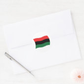 Autocollant du drapeau panafricain (UNIA) (Enveloppe)