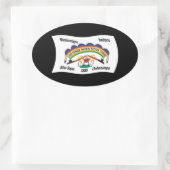 Autocollant du drapeau sioux de la rivière Cheyenn (Sac)