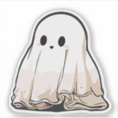 autocollant du fantôme de dessin (Devant)