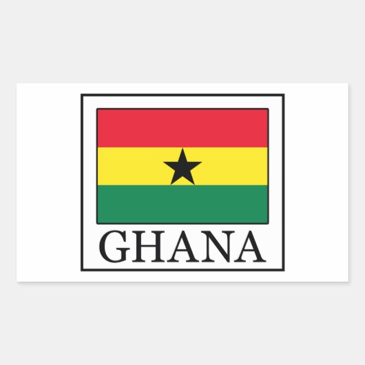Autocollant du Ghana (Devant)