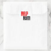 AUTOCOLLANT DU HAÏTI D'AIDE (Sac)