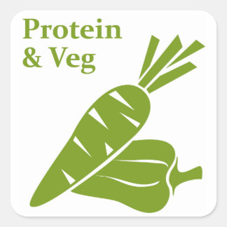 Autocollant du jour Protein & Veg
