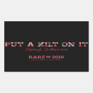 Autocollant du kilt RARE16