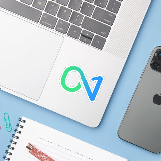 autocollant du logo bleu ON1