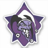 Autocollant du logo de la folle Jester (Devant)