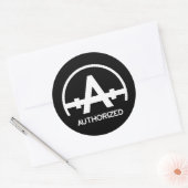 Autocollant du logo de l'appareil autorisé (Enveloppe)
