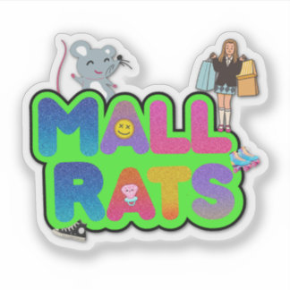Autocollant du logo de Mall Rats