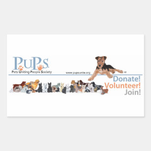 Autocollant du logo de PUPs Airedale