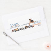 Autocollant du logo de PUPs Airedale (Enveloppe)