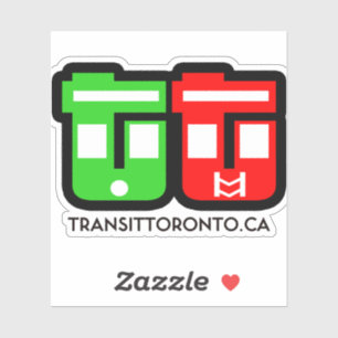Autocollant du logo de Transit Toronto