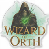 Autocollant du logo du Magicien d'Orth – Emblème M (Devant)