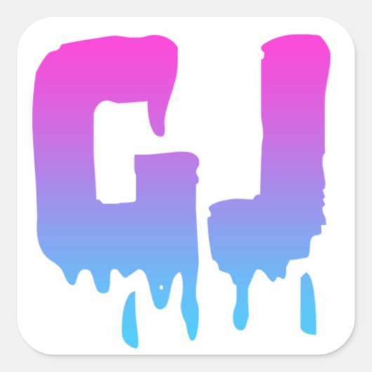 Autocollant du logo Girly Juice (Devant)