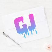 Autocollant du logo Girly Juice (Enveloppe)